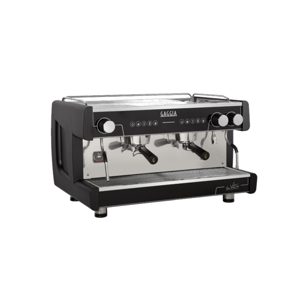 Cafetera Espresso Caggia Vetro 2G Negra