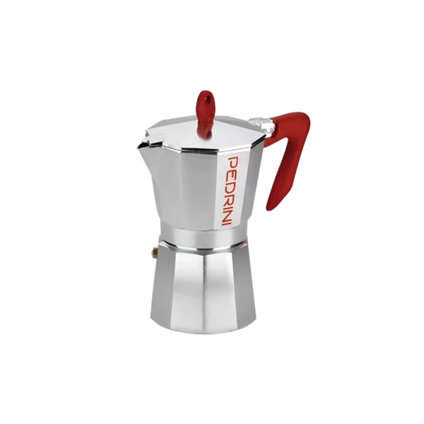 Cafetera Italiana Moka Pedrini Aluminio 6 Tazas